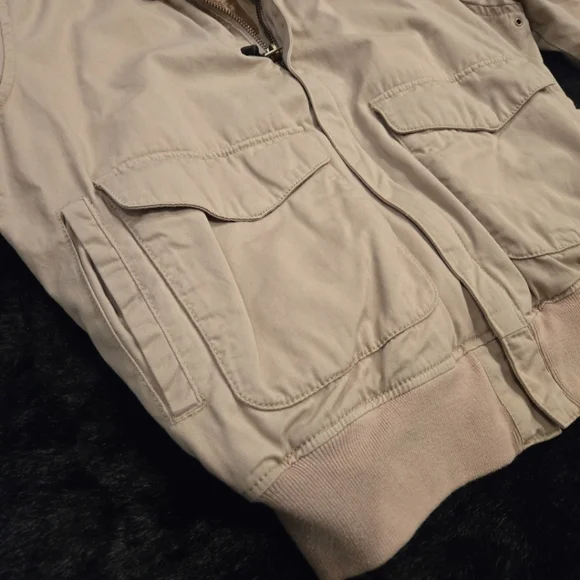 Schott Bros Jacket Type A-2 Military Style Bomber Flight Lambskin Canvas Jacket - Picture 4 of 10